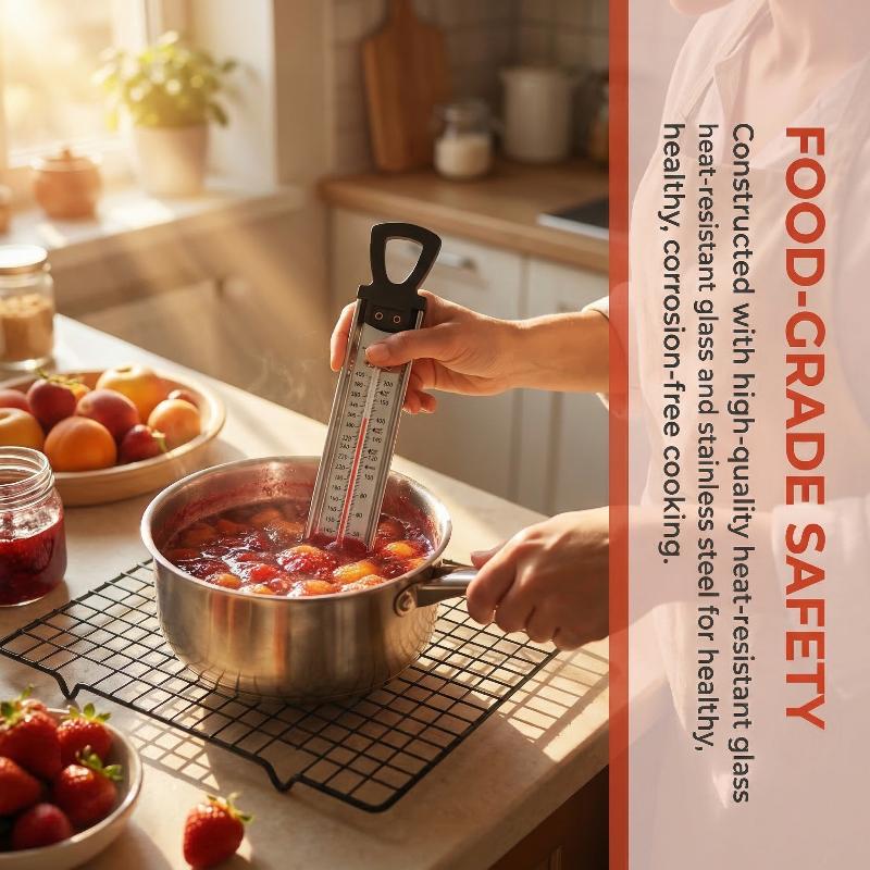 홈키친 스테인리스 스틸 캔디 온도계 (잼, 설탕 시럽용 - Home Cooking Reading 리뷰 및 가격