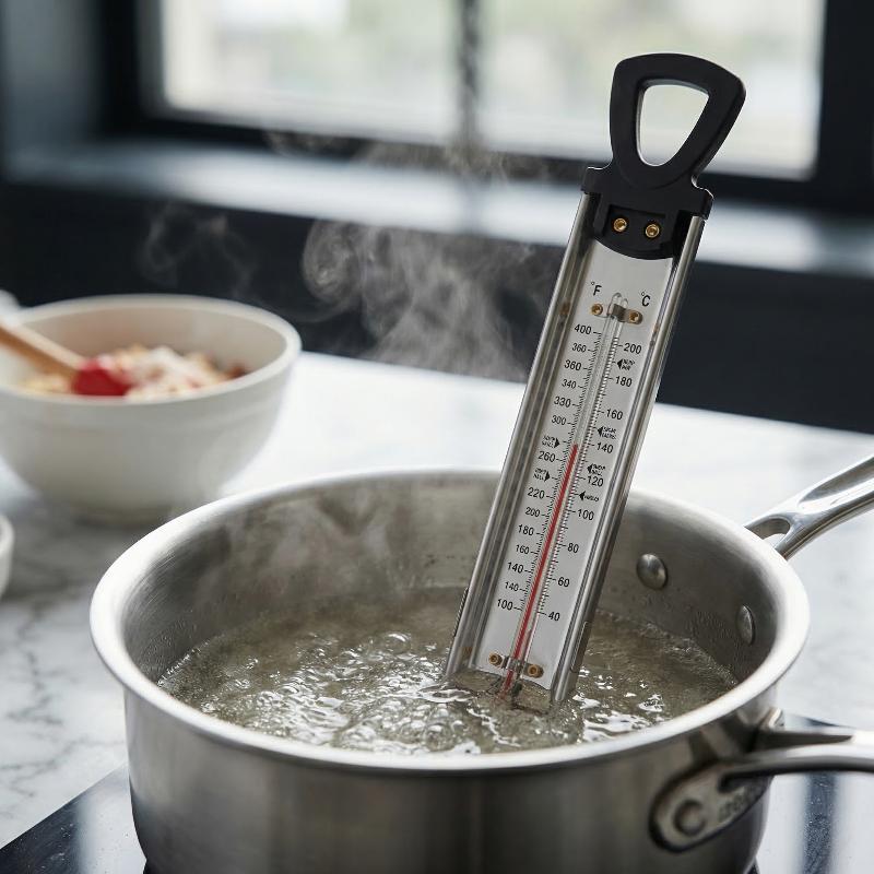 홈키친 스테인리스 스틸 캔디 온도계 (잼, 설탕 시럽용 - Home Cooking Reading 리뷰 및 가격
