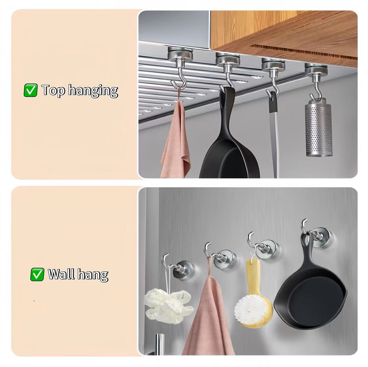1-10-20PCS 강력한 자석 후크 다목적 보관 후크 - Home Cooking Delivery 리뷰 및 가격