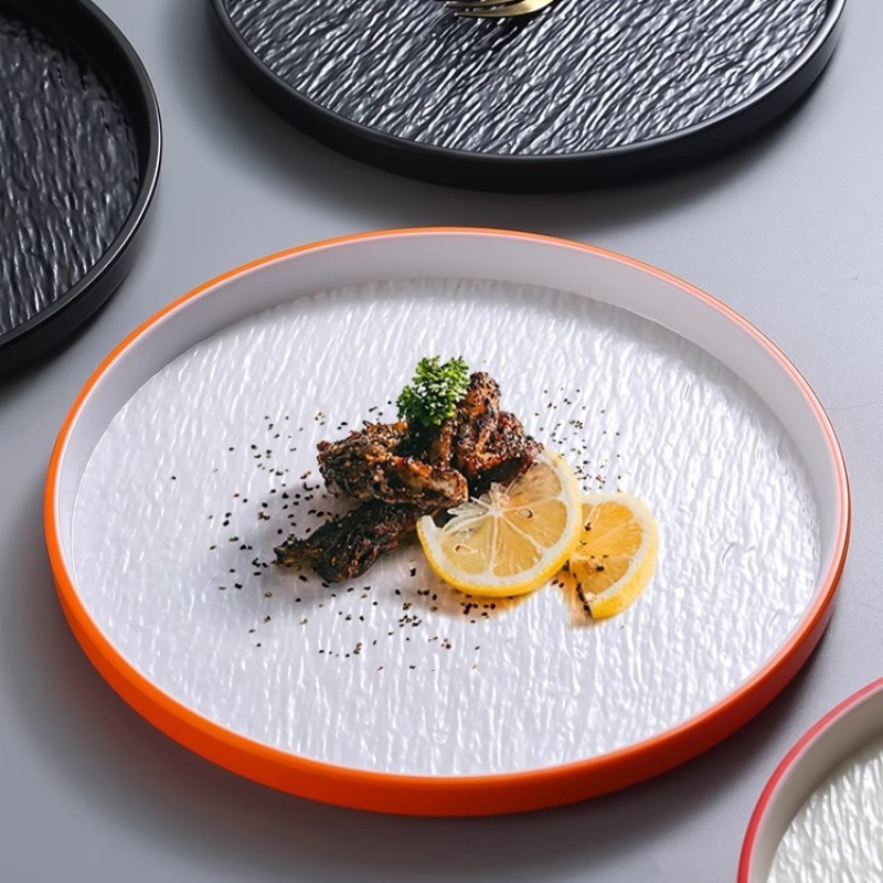 현대 라운드 스톤 멜라민 스테이크 파스타 접시 일본 구 - Home Cooking In Japanese 리뷰 및 가격